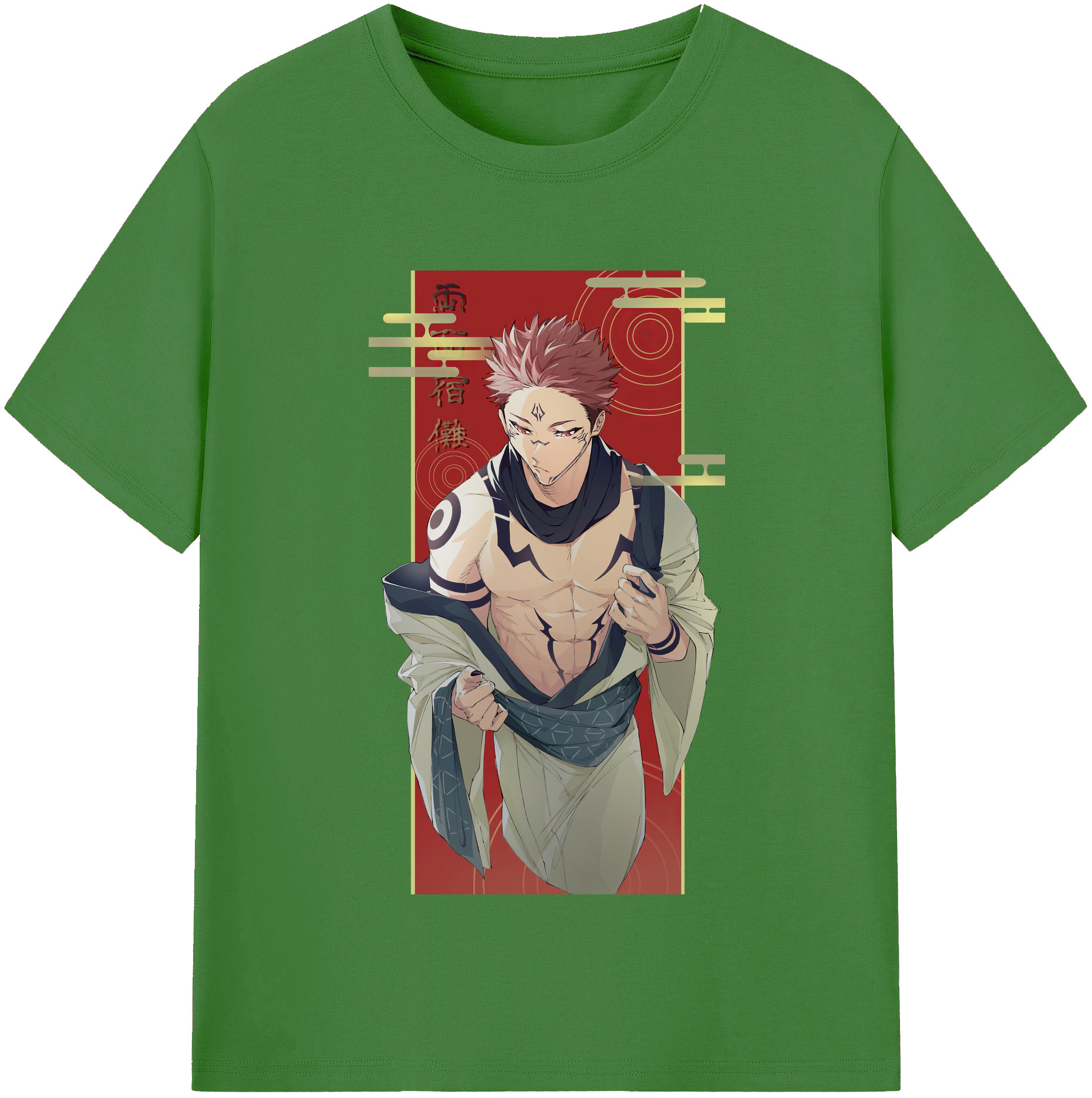 （画像用） 呪術廻戦 Jujutsu Kaisen レディースカジュアルプリントTシャツ（綿100％）
